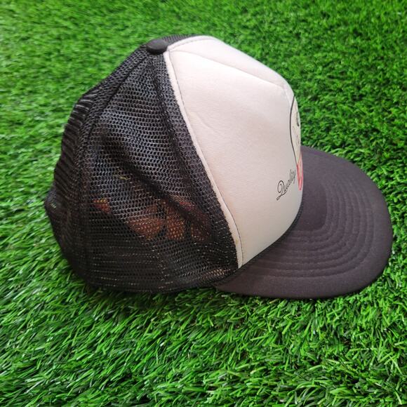 VTG 80s Farmer John Trucker Hat LA Dodgers Dodger Dog Promo Snapback - Picture 3 of 6